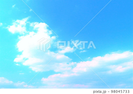 青空と白い雲 青空と白い雲 98045733