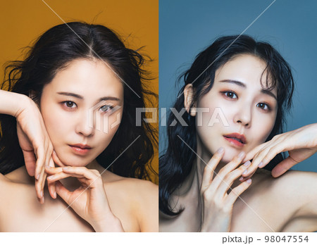 女性の美容イメージ パーソナルカラー診断 女性の美容イメージ パーソナルカラー診断 98047554