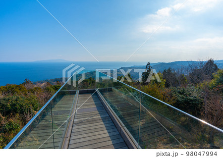 小室山　展望台　伊豆 98047994