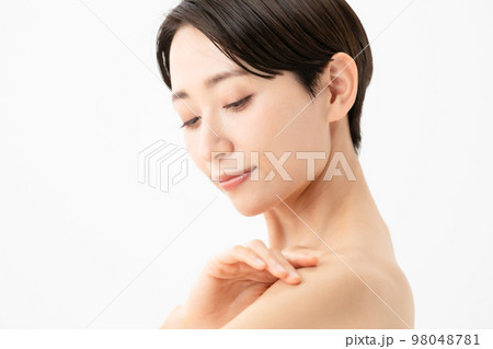 ビューティー 女性 横顔 ビューティー 女性 横顔 98048781