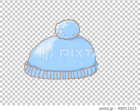 pompom hat light blue 98051023