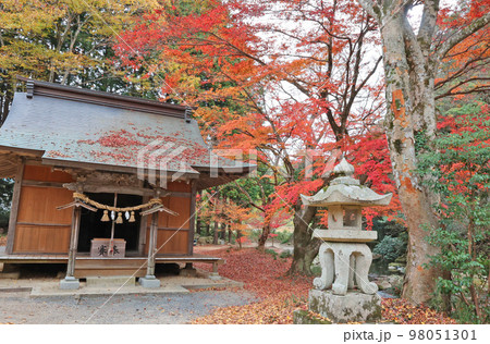 赤田神社の紅葉 98051301