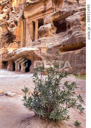 Triclinium at Little Petra, Siq al-Barid, Jordan Triclinium at Little Petra, Siq al-Barid, Jordan 98051490