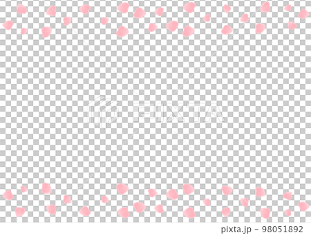 Simple cherry blossom frame 98051892