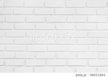White grey brick wall texture with vintage style pattern for background and design art work. 98052804