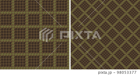 Textile fabric background. Seamless pattern check. Texture tartan plaid vector. 98053377