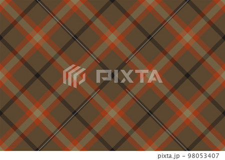 Tartan plaid background, diagonal check seamless pattern. Vector fabric texture for textile print, wrapping paper, gift card, wallpaper. Tartan plaid background, diagonal check seamless pattern. Vector fabric texture for textile print, wrapping paper, gift card, wallpaper. 98053407