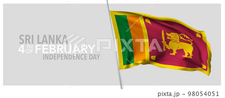 Sri Lanka happy independence day greeting card, banner with template text vector illustration Sri Lanka happy independence day greeting card, banner with template text vector illustration 98054051