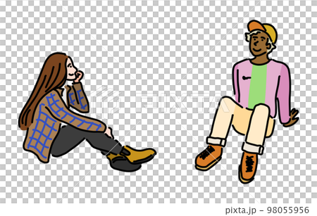 Sitting person set Fall/Winter 98055956