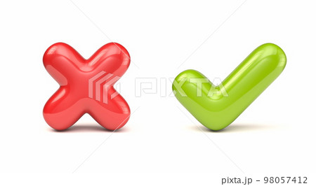 Incorrect and correct sign 3D 98057412