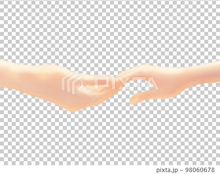 家族イメージー女性の手を取る男性の手（ノーマル）のイラスト素材 [98060678] - PIXTA