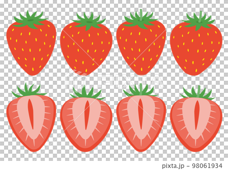 Strawberry illustration set_1 Strawberry illustration set_1 98061934