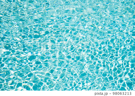 turquoise swimming pool water background with ripples turquoise swimming pool water background with ripples 98063213