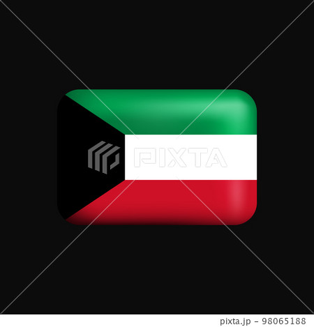 Kuwait Flag 3D Icon. National Flag of Kuwait 98065188