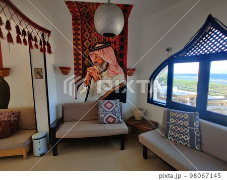 Oriental Artistic Bedouin hotel lobby in Dahab 98067145