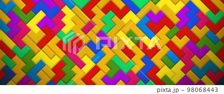 Abstract background of blocksのイラスト素材 [98068443] - PIXTA