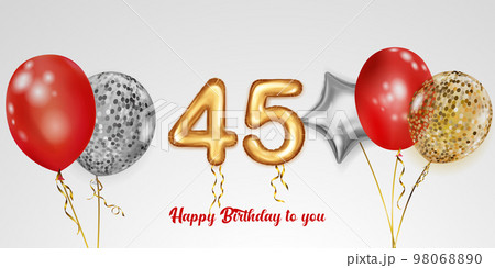 Festive birthday illustration 98068890