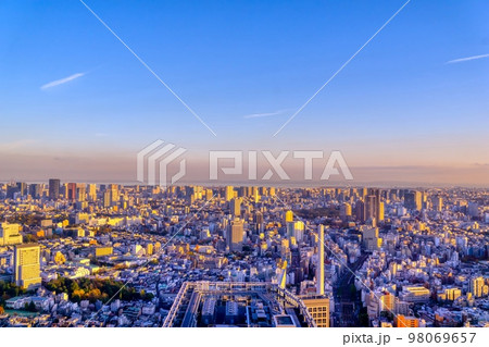 東京大都会の夕景 東京大都会の夕景 98069657