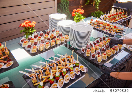 buffet reception snacks buffet reception snacks 98070386
