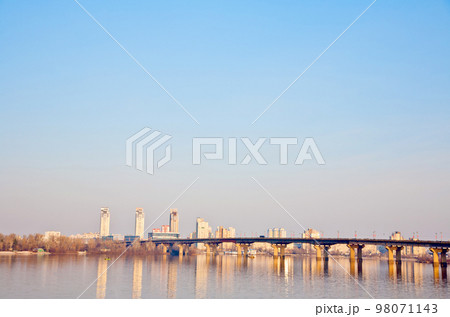 City at sunset 98071143