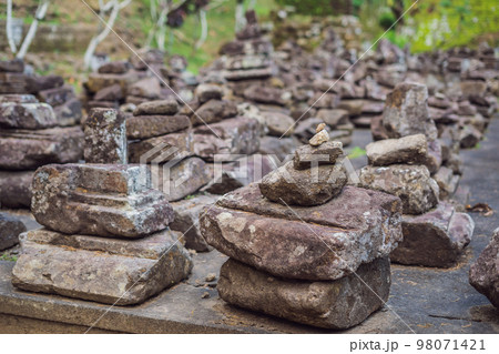 Old Hindu temple of Goa Gajah near Ubud on the island of Bali, Indonesia Old Hindu temple of Goa Gajah near Ubud on the island of Bali, Indonesia 98071421