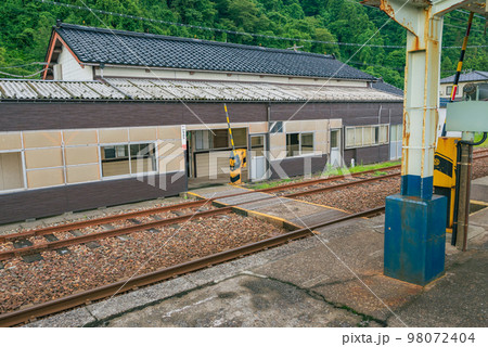 【日本海ひすいライン】市振駅【えちごトキめき鉄道】 【日本海ひすいライン】市振駅【えちごトキめき鉄道】 98072404