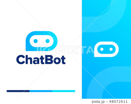 Chat Bot vector logo design concept 98072611