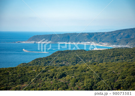 室戸スカイライン山頂展望台からの美しい絶景 98073381