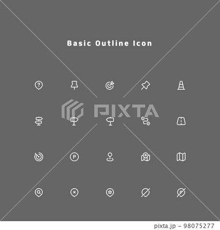 simple and minimal basic essential line icon set for ui ux web and mobile interface simple and minimal basic essential line icon set for ui ux web and mobile interface 98075277