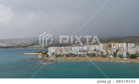 Maidens Castle Kiz Kalesi Drone Photo, Erdemli Mersin, Turkey Maidens Castle Kiz Kalesi Drone Photo, Erdemli Mersin, Turkey 98079543