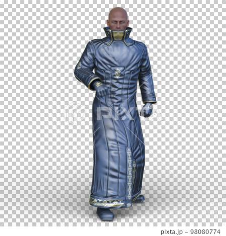 ロングコートを着た男性 98080774