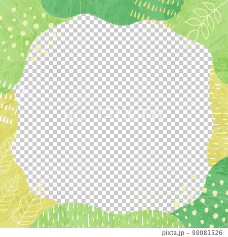 新鮮的綠色幾何圖案抽象矢量框架背景 新鮮的綠色幾何圖案抽象矢量框架背景 98081526