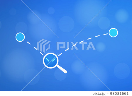 Bounce Rate concept. Analysis of the website exit rate and output of potential customers 98081661