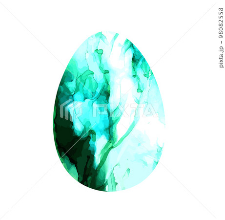 Eggs watercolor. Happy easter. Vector illustration 98082558