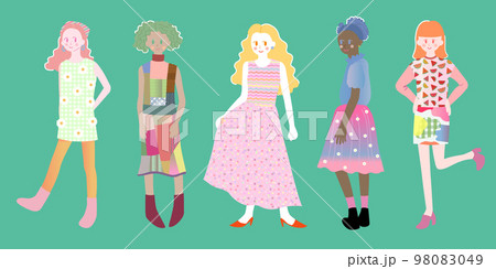 女の子 ファッション 女の子 ファッション 98083049
