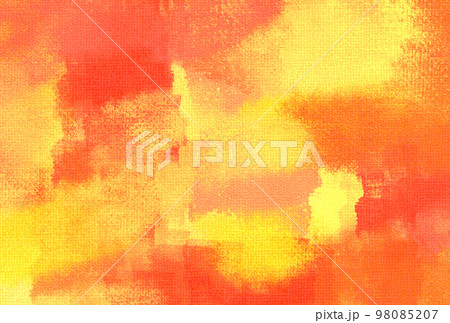 背景素材_グランジ_オレンジ 98085207