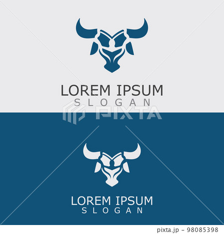 Horns Animal bull logo vector icon template 98085398