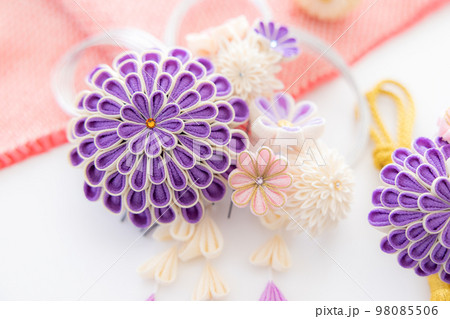 和装小物 つまみ細工の簪 和装小物 つまみ細工の簪 98085506