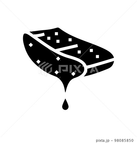 drop slice aloe vera glyph icon vector illustration drop slice aloe vera glyph icon vector illustration 98085850