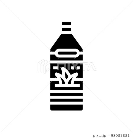 juice aloe vera glyph icon vector illustration 98085881