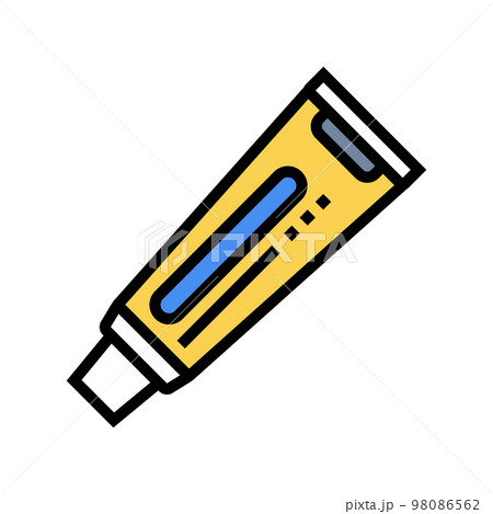 antibiotic ointment color icon vector illustration 98086562