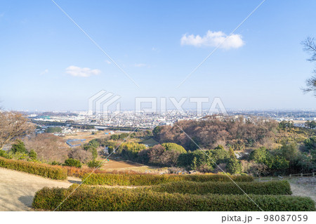 見晴台から見た景色(いせはら塔の山緑地公園) 見晴台から見た景色(いせはら塔の山緑地公園) 98087059