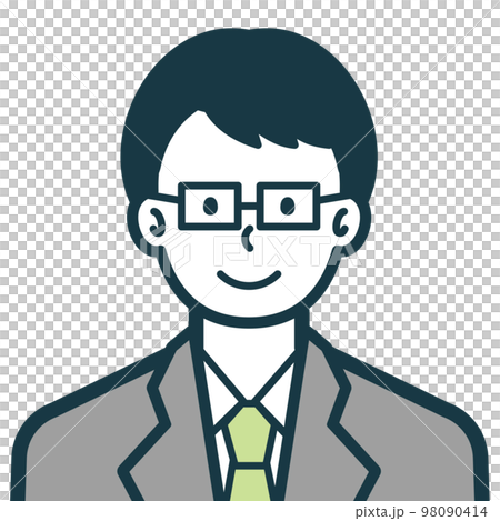 Bust shot of a smiling businessman 1 98090414