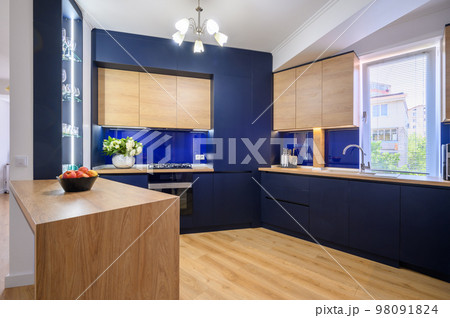 Stylish studio studio apartment with kitchen open to living room Stylish studio studio apartment with kitchen open to living room 98091824