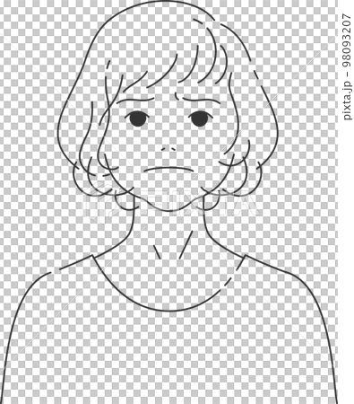 問題中年女人2 | 白描/中長發 98093207