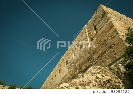 Ruins of the Ophel walls, Jerusalem Ruins of the Ophel walls, Jerusalem 98094520