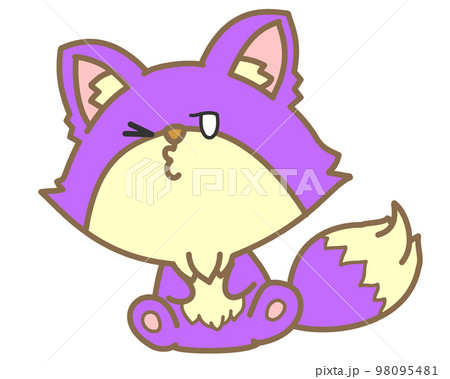 ウィンクしてる子狐 98095481