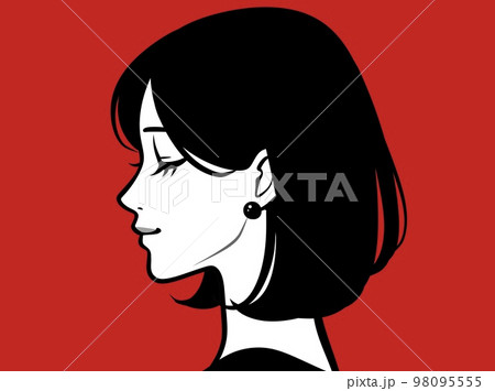 女性のイラスト素材 98095555
