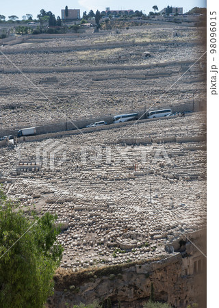Jewish cemetery and Mount of Olives, Jerusalem Jewish cemetery and Mount of Olives, Jerusalem 98096015