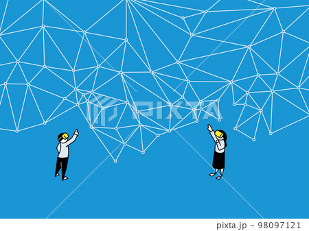 VR イメージイラスト　2人ver 98097121